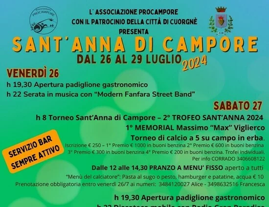 Festa di Sant'Anna di Campore
