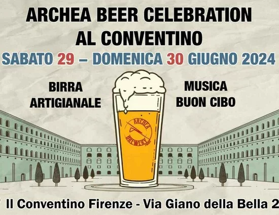 Archea Brewery Celebration al Conventino