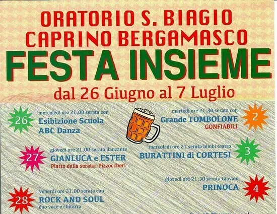 Festa Insieme - Caprino Bergamasco