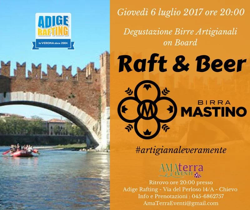 Raft & Beer sull’Adige
