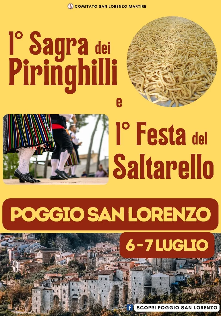 Sagra dei Piringhilli e Festa del Saltarello - Poggio San Lorenzo