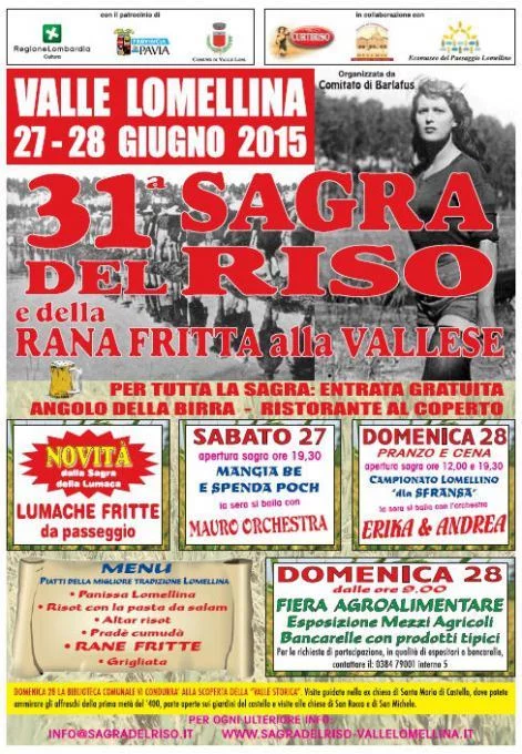Festival of Rice in Valle Lomellina