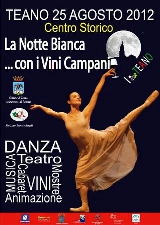 La Notte Bianca con i Vini Campani a Teano il 25 agosto 2012